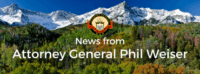 News from the Attorney General Phil Weiser