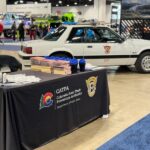 Photo of a booth set up